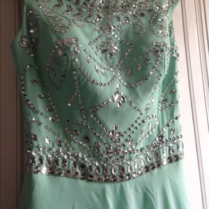 Mint bridesmaid dress